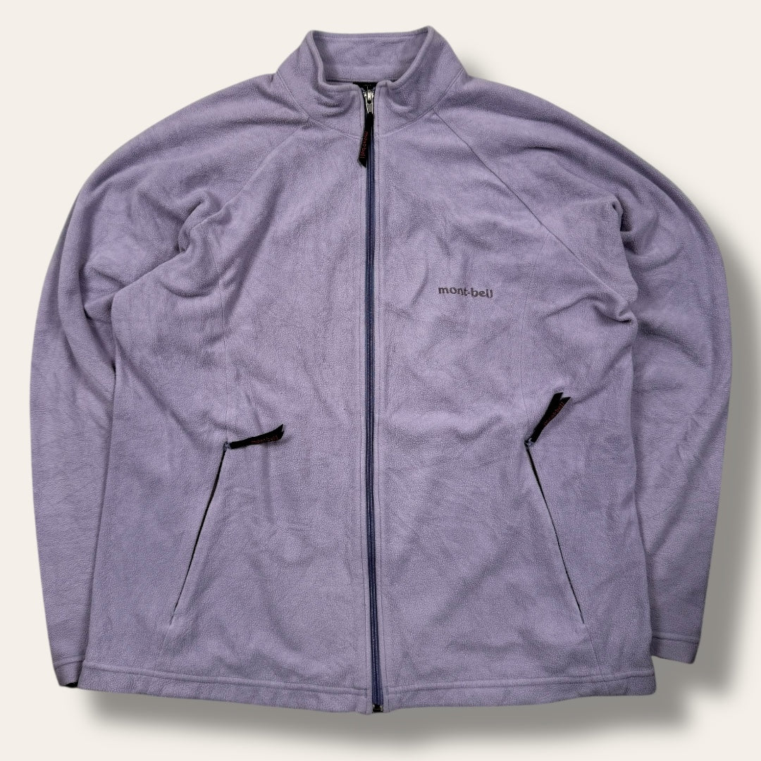 Montbell zip-up vest purple - small