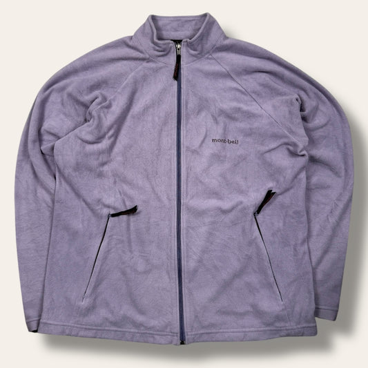 Montbell zip-up vest purple - small