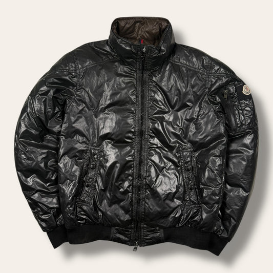Moncler down jacket black - Large