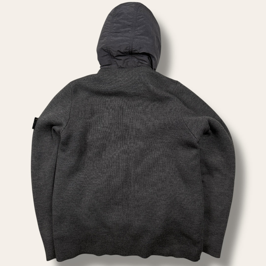 Stone Island double lined jacket grey - Large