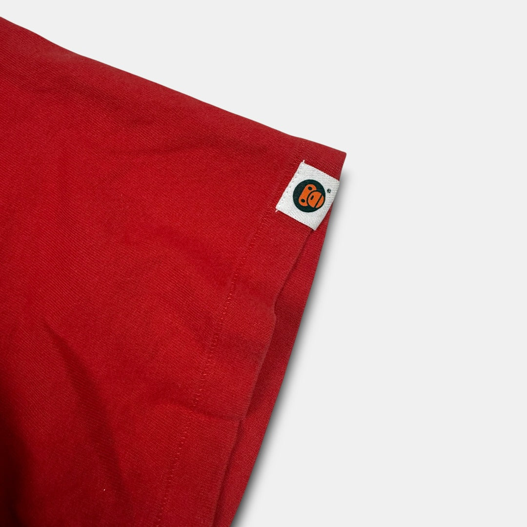 Bape baby milo tee red - medium