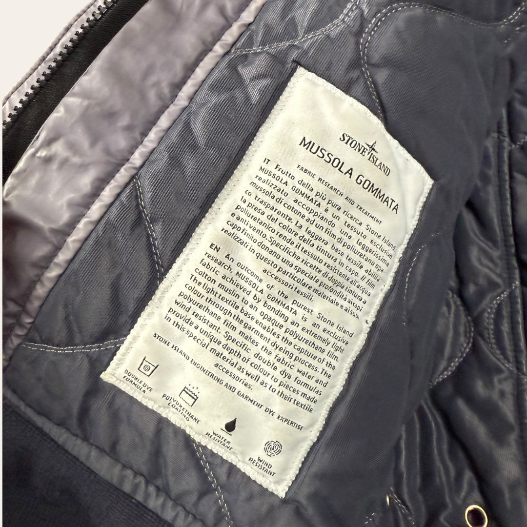 Stone island mussola gommata jacket purple - Large