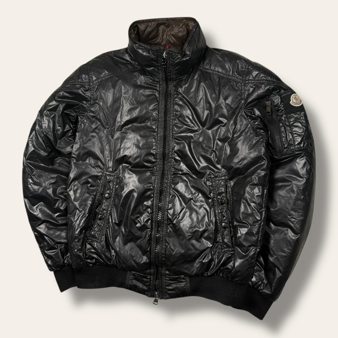 Moncler down jacket black - Large