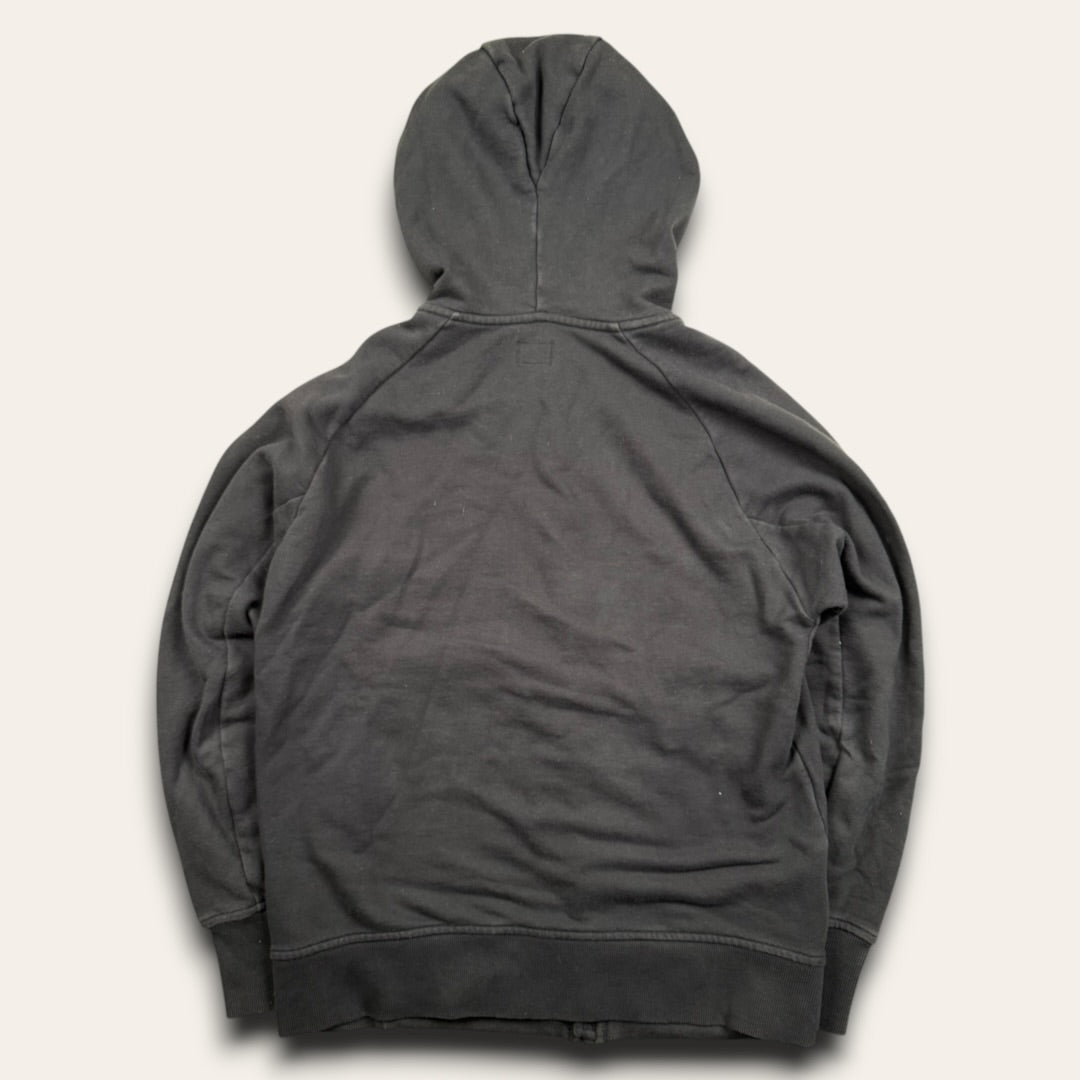 C.P. Company goggle zip-up hoodie navy - Small