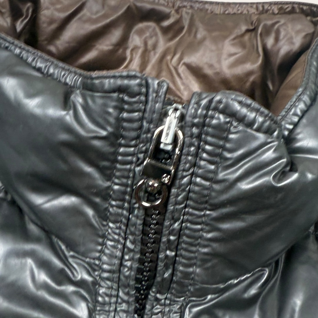 Moncler down jacket black - Large