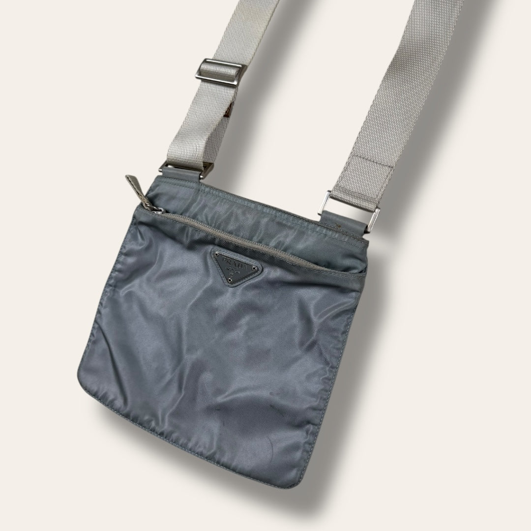 Prada shoulder bag light blue