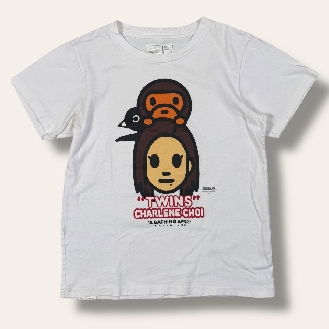 Bape x Chocolate tee white - XS