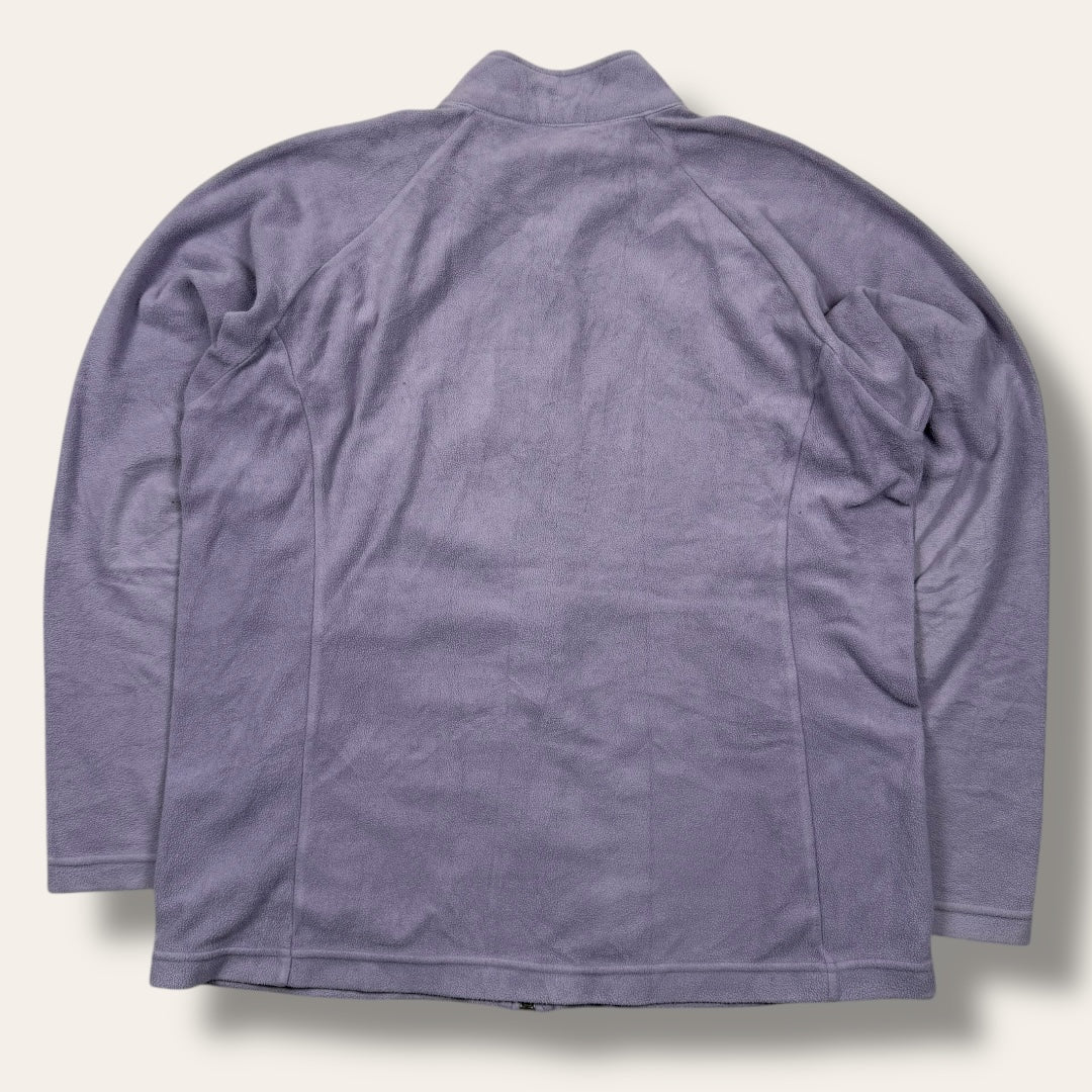 Montbell zip-up vest purple - small