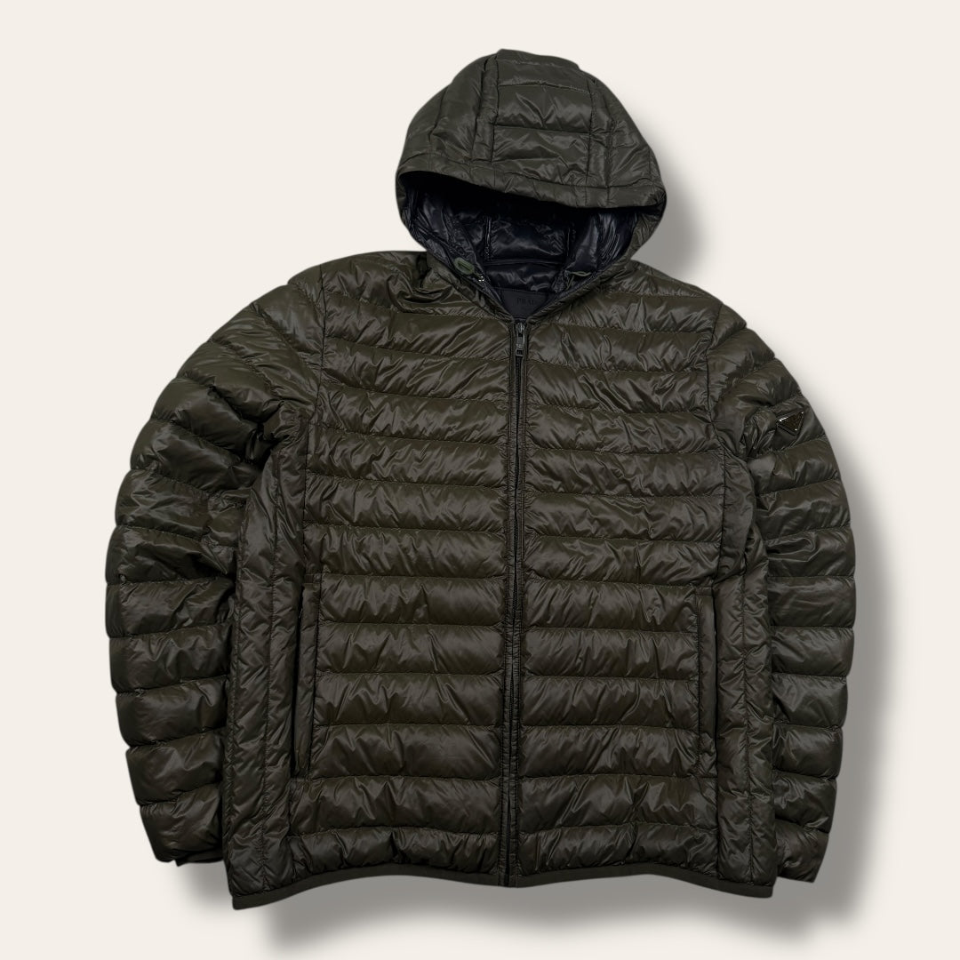 Prada down jacket khaki - Extra large