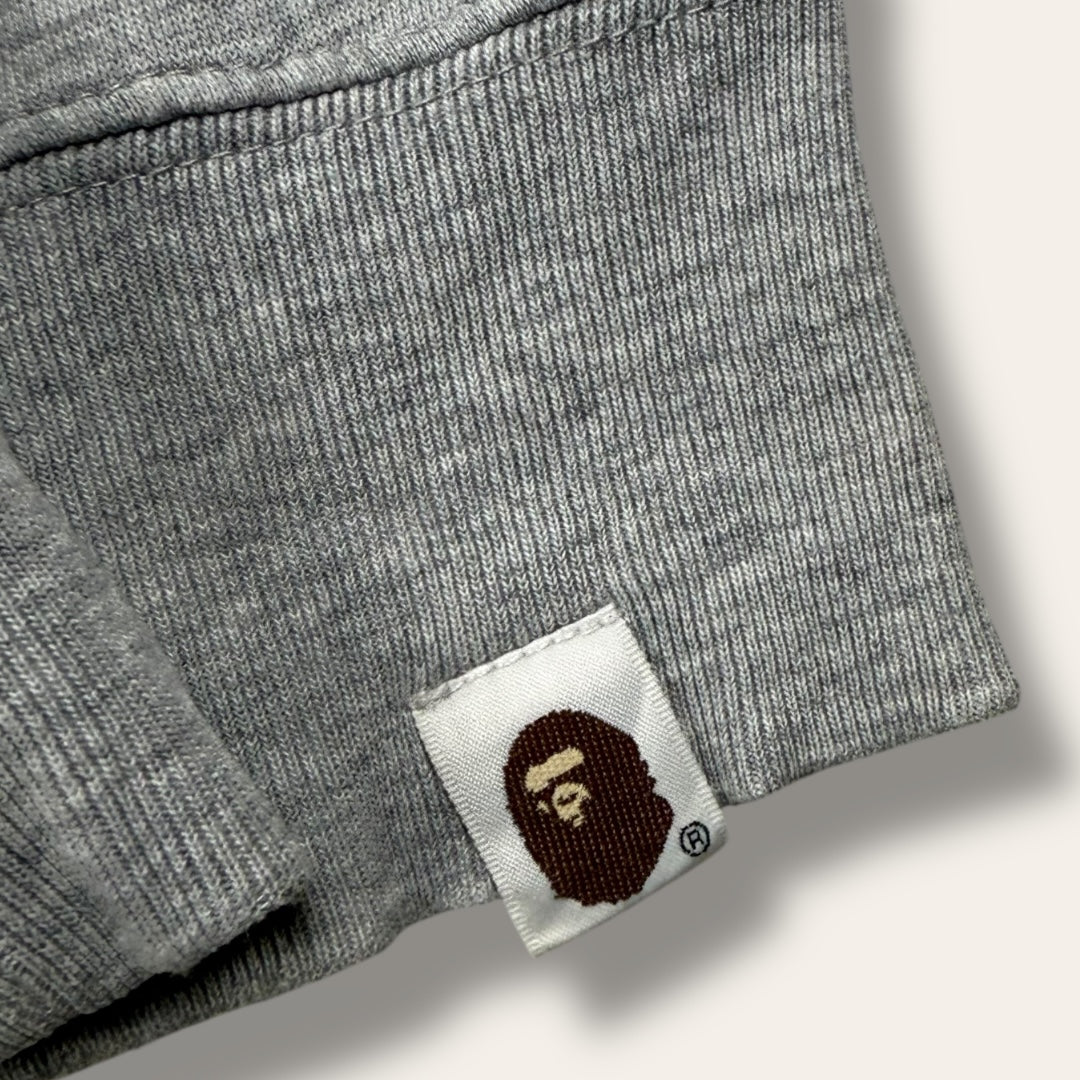 Bape zip-up hoodie grey - Medium