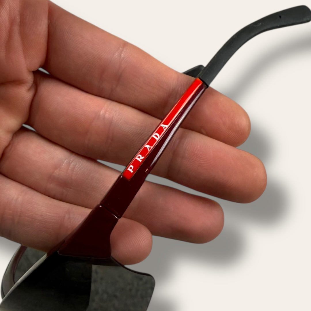 Prada sport glasses red