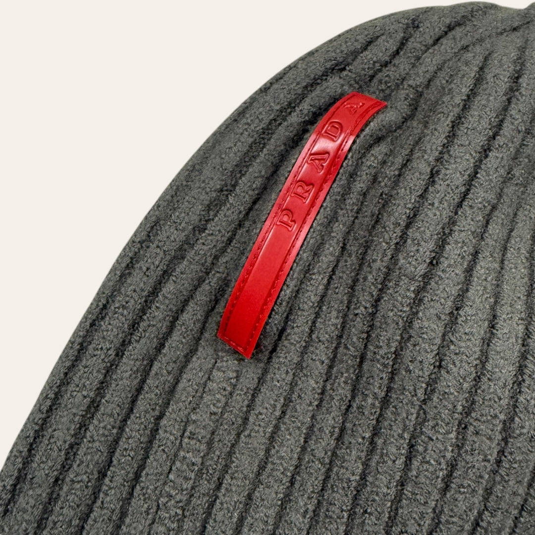 Prada sport beanie grey