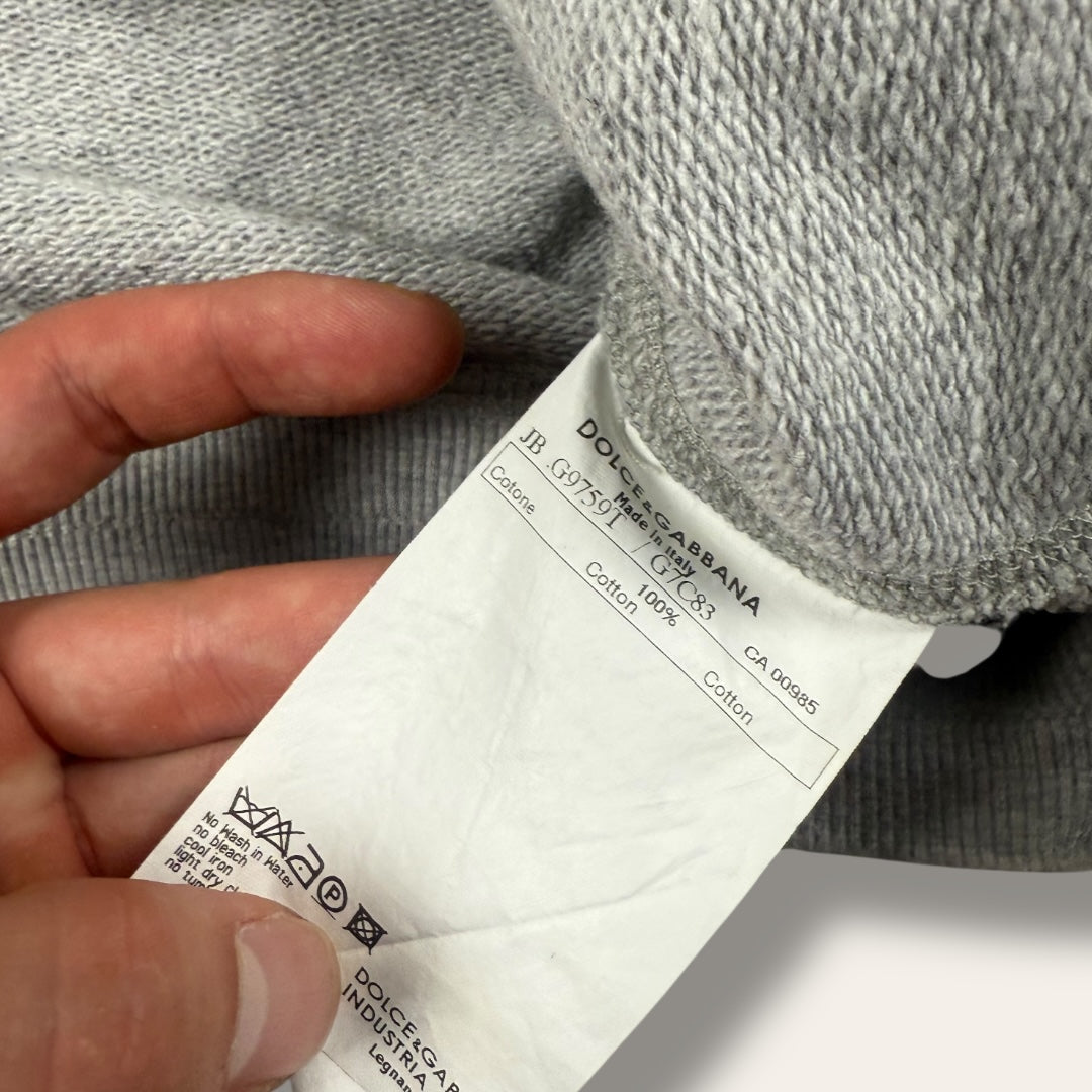Dolce & Gabbana Steve Mcqueen hoodie grey - Large