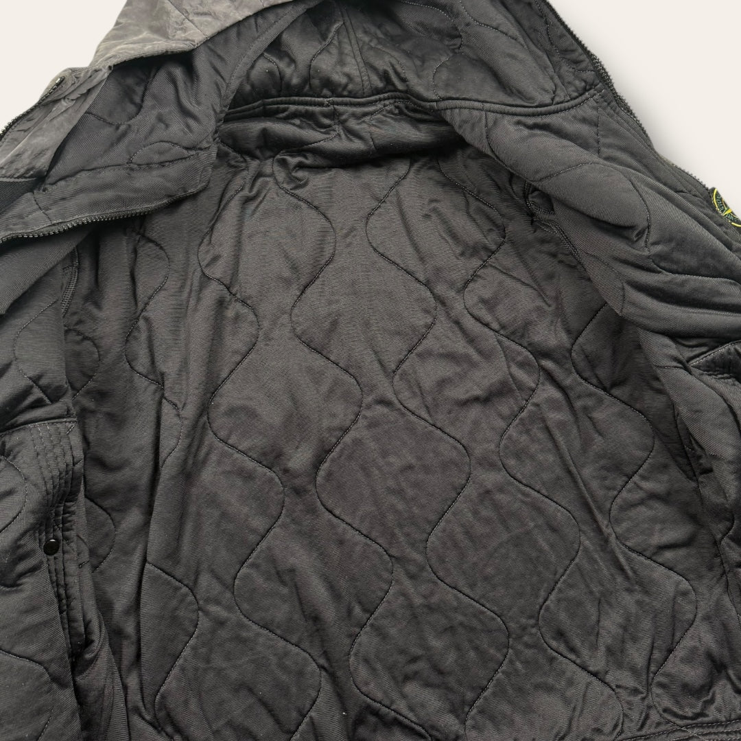 Stone Island double lined jacket grey - Large