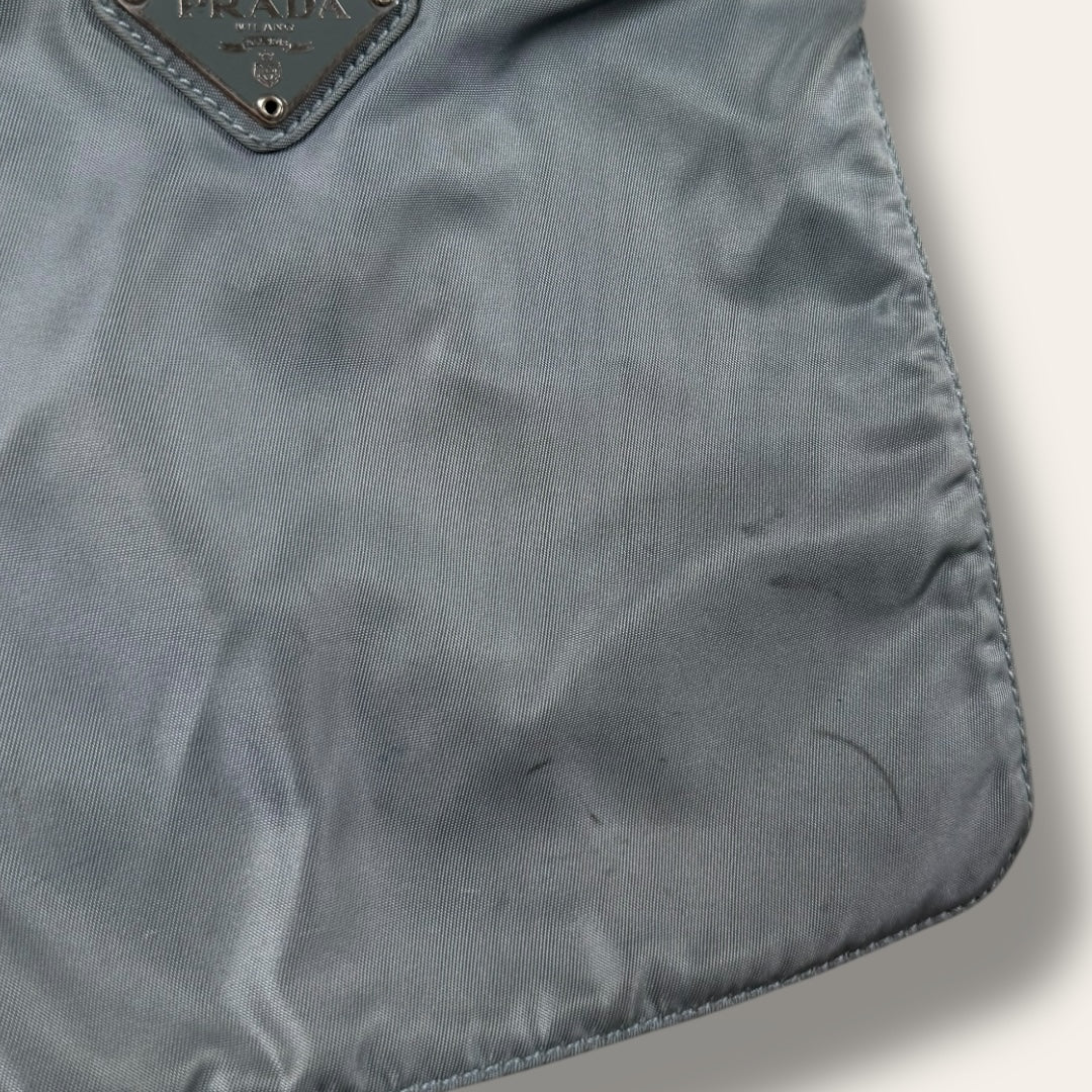 Prada shoulder bag light blue