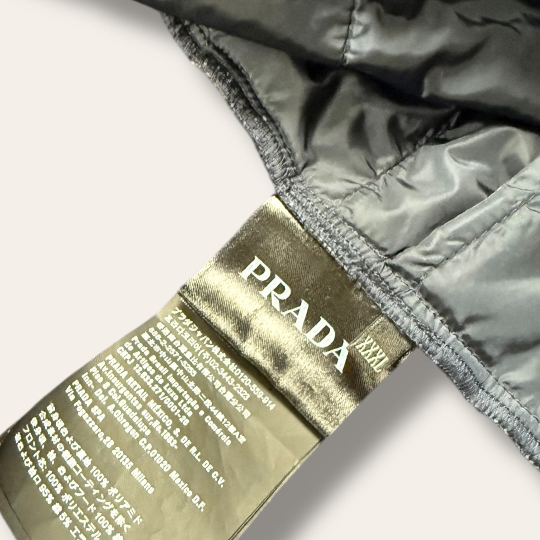 Prada hooded vest navy - Extra large