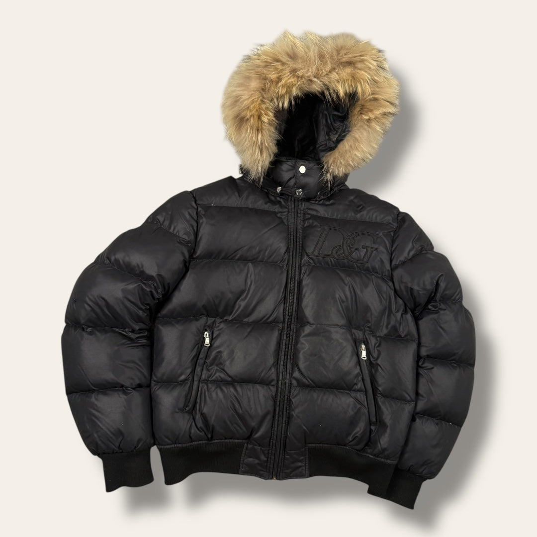 Dolce & gabbana puffer down jacket black - Medium