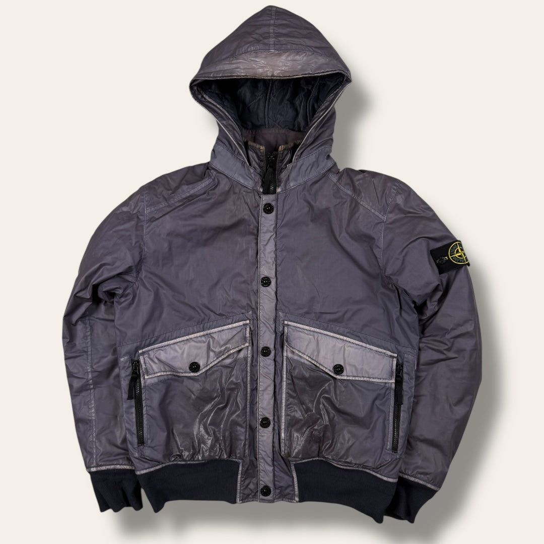 Stone island mussola gommata jacket purple - Large