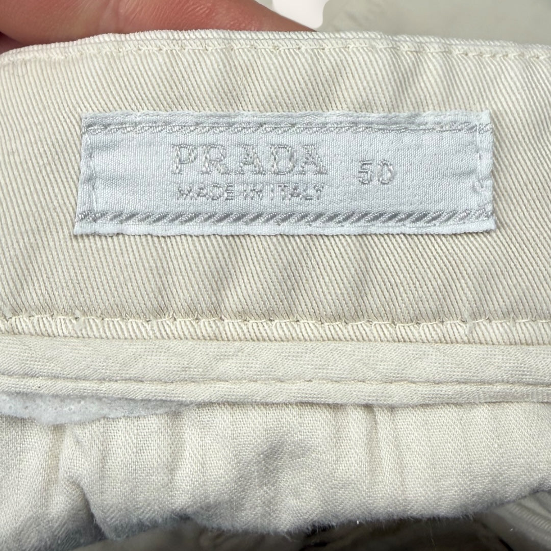 Prada shorts white tab - Large