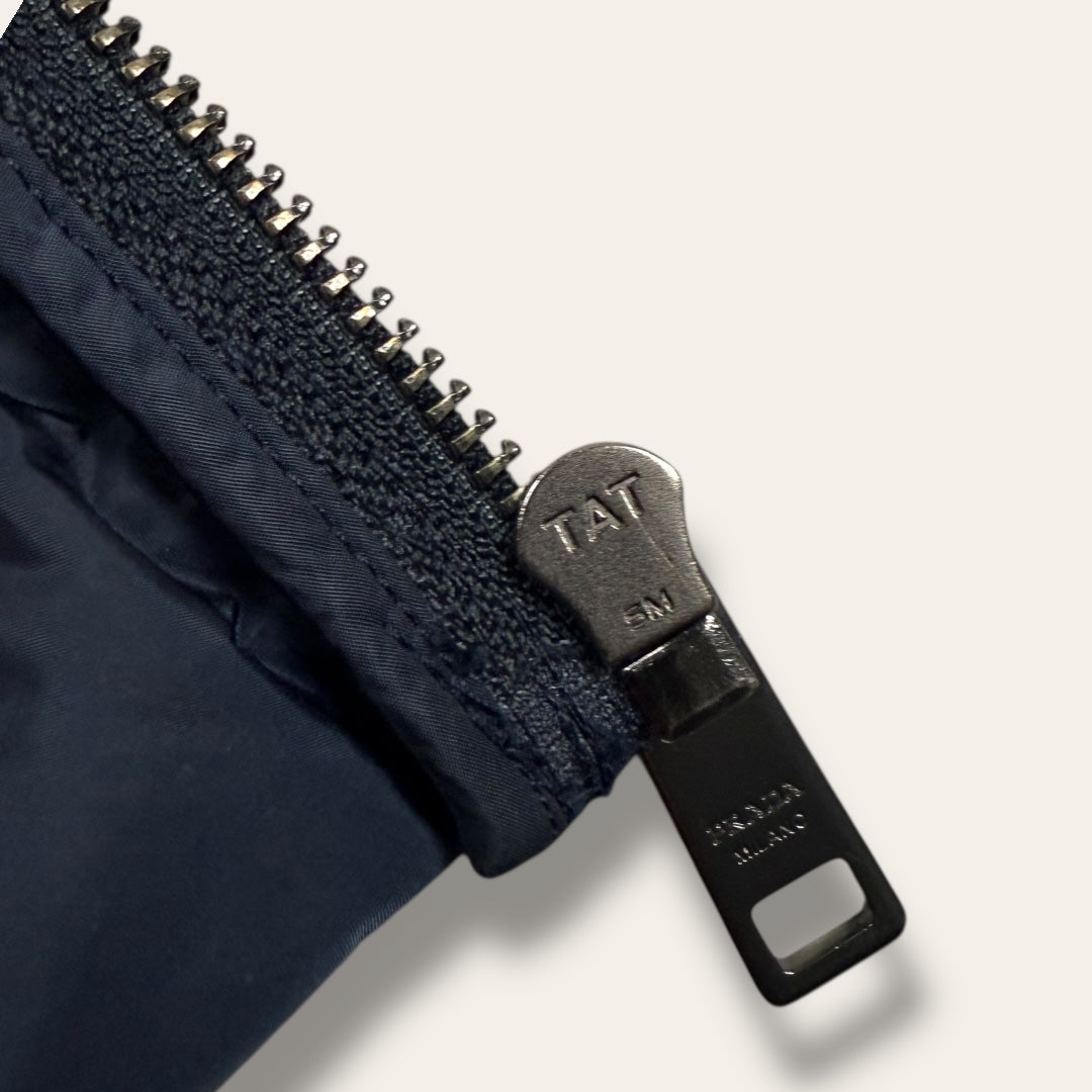 Prada hooded vest navy - Extra large