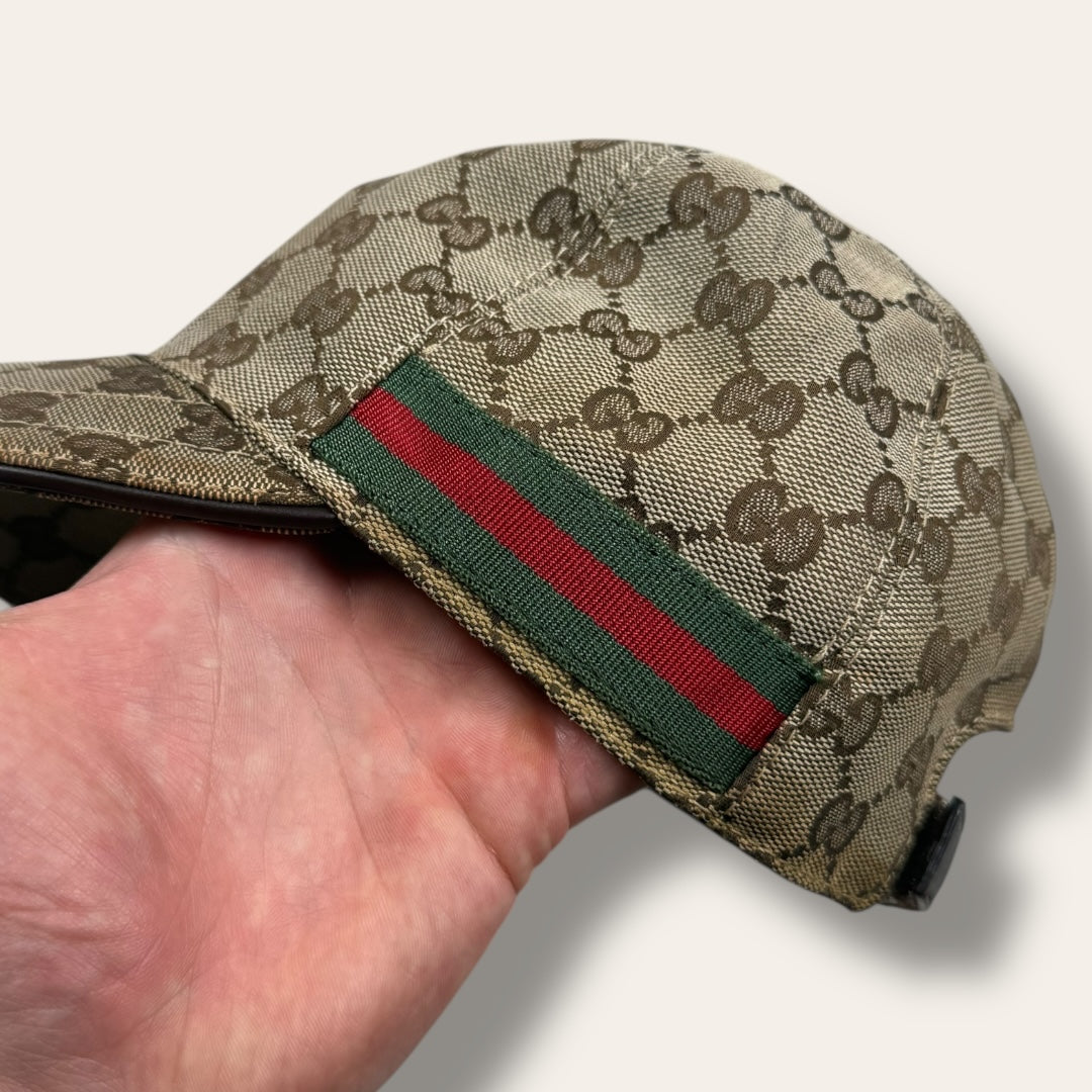 Gucci canvas cap beige - Small