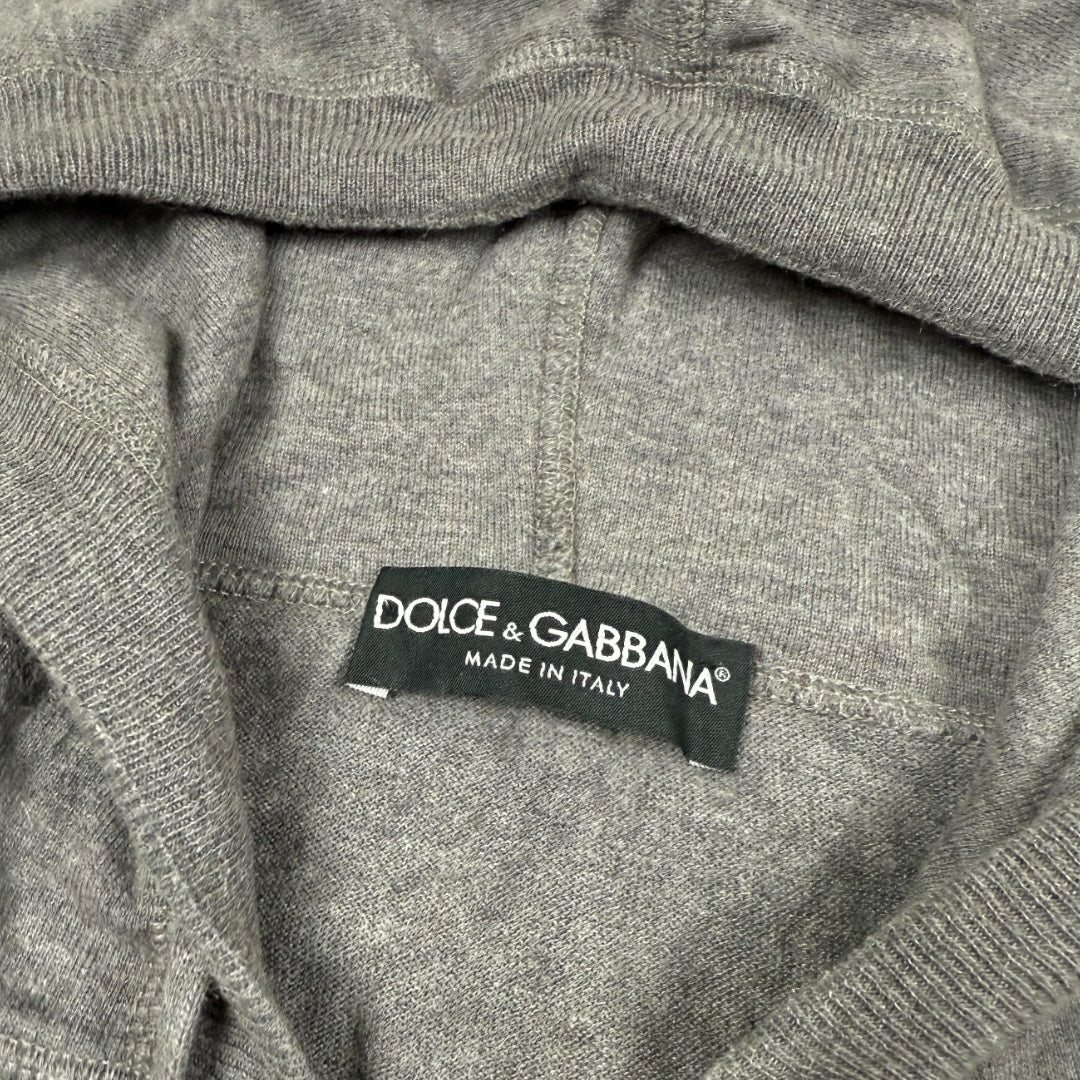 Dolce & Gabbana zip-up hoodie grey - Small