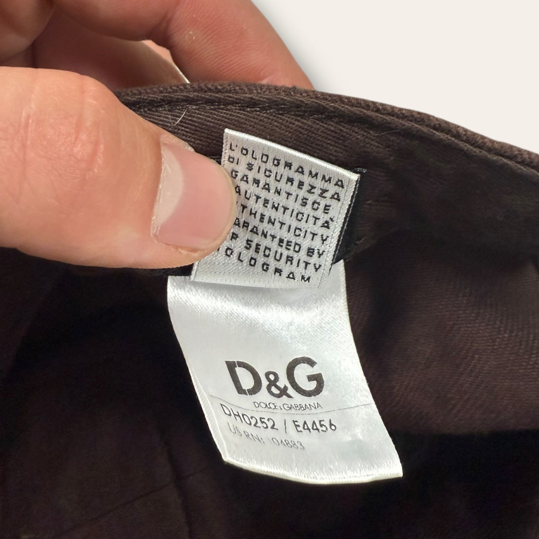 Dolce & gabbana cap brown