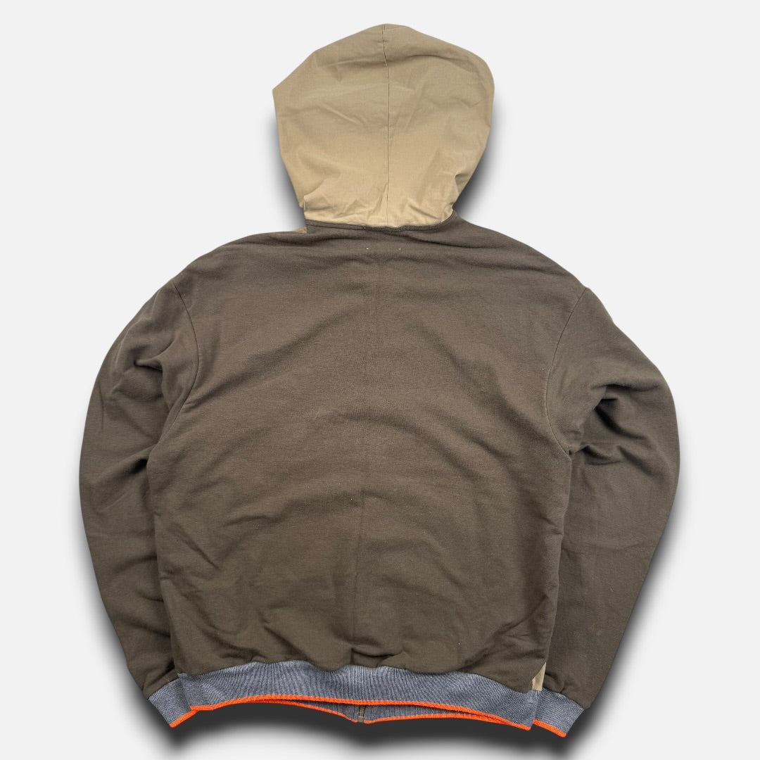 Dolce & Gabbana zip up hoodie brown/beige - Medium