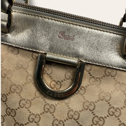 Gucci canvas handbag