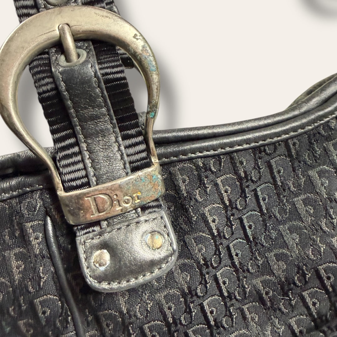 Christian Dior trotter multipocket handbag 2004 black