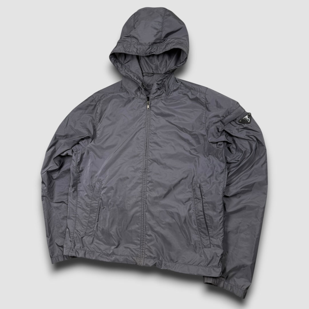 Prada nylon windbreaker 2014 grey - Medium