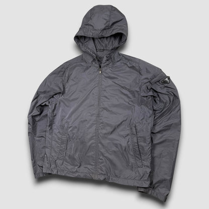 Prada nylon windbreaker 2014 grey - Medium
