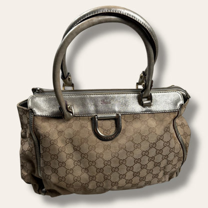 Gucci canvas handbag