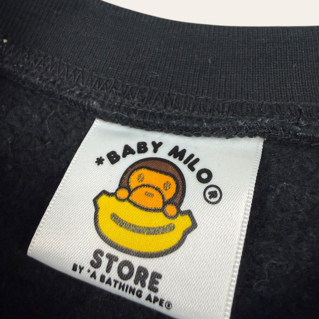 Bape baby milo sweater black - Small