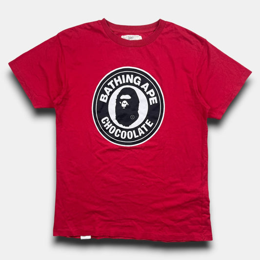 Bape chocolate tee red - Medium