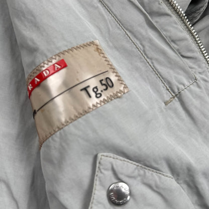 Prada sport bomber jacket grey - Medium