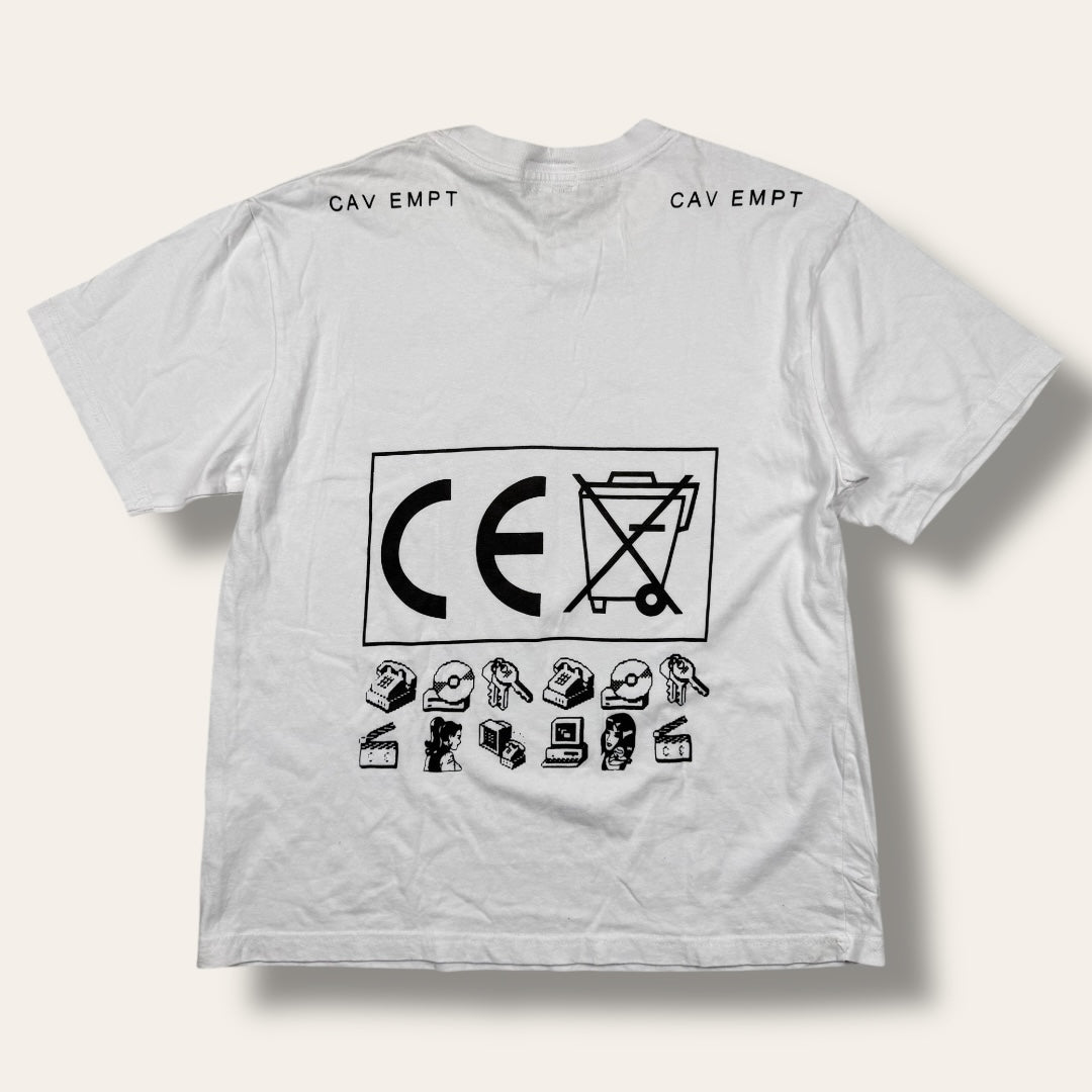 Cav empt tee white - Medium