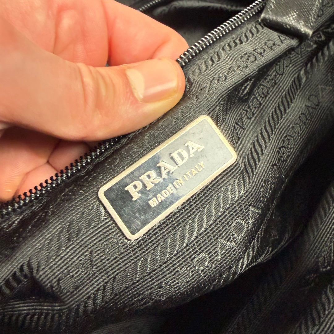 Prada business bag black
