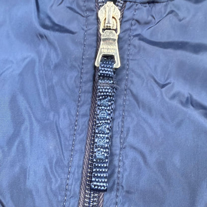 Prada sport short tab windbreaker blue SS/2009  - Large