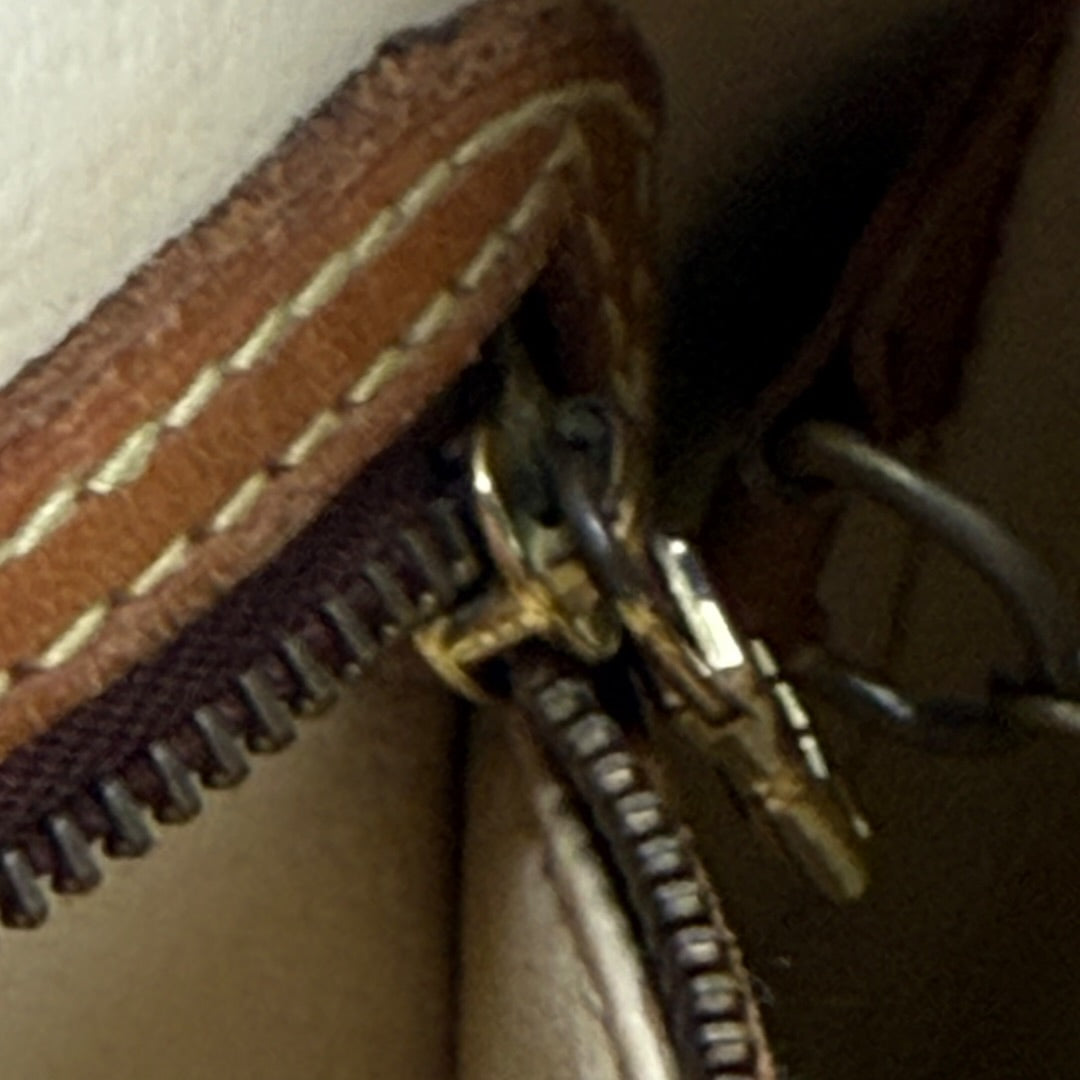 Louis vuitton bucket bag brown