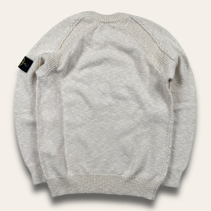 Stone island knitted sweater beige - Small