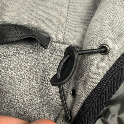 Prada zip-up vest grey - Small