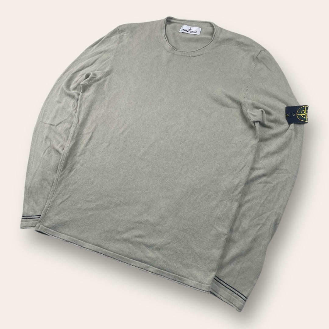 Stone island sweater beige/green - Medium