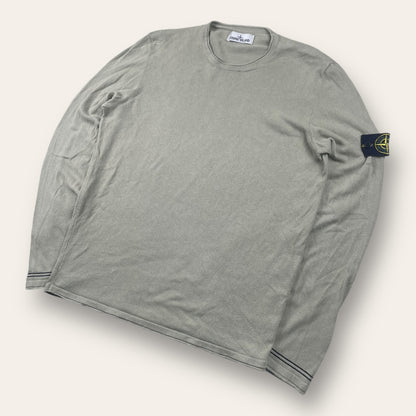 Stone island sweater beige/green - Medium