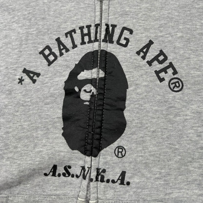 Bape zip-up hoodie grey - Medium