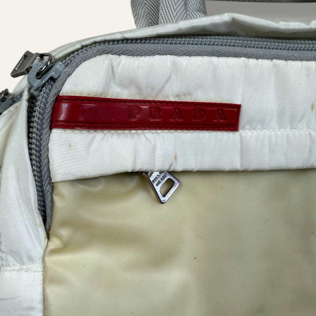 Prada sport waist bag beige