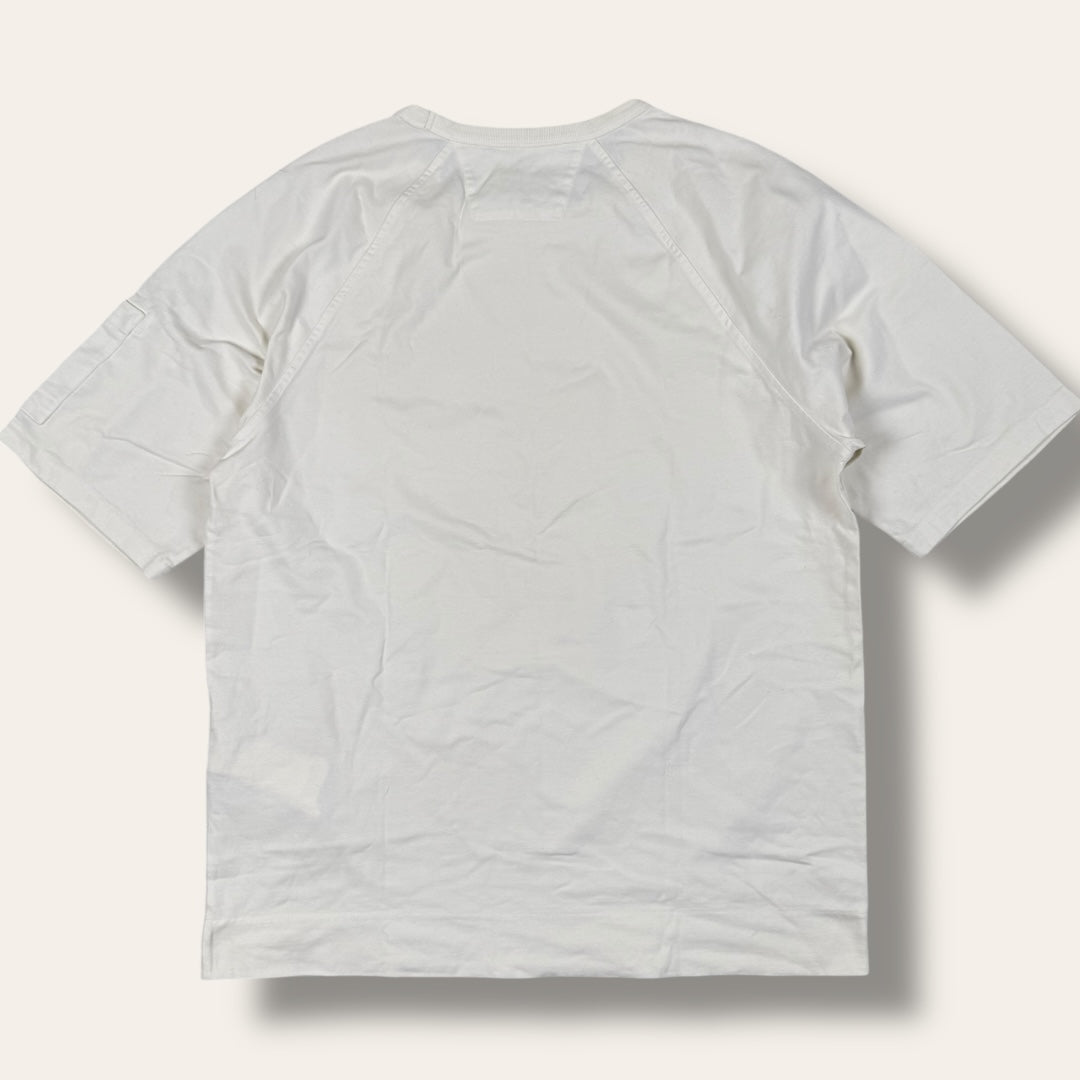 C.P. Company logo tee white - Medium