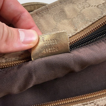 Gucci vintage GG Canvas Web/Sherry Line Tote