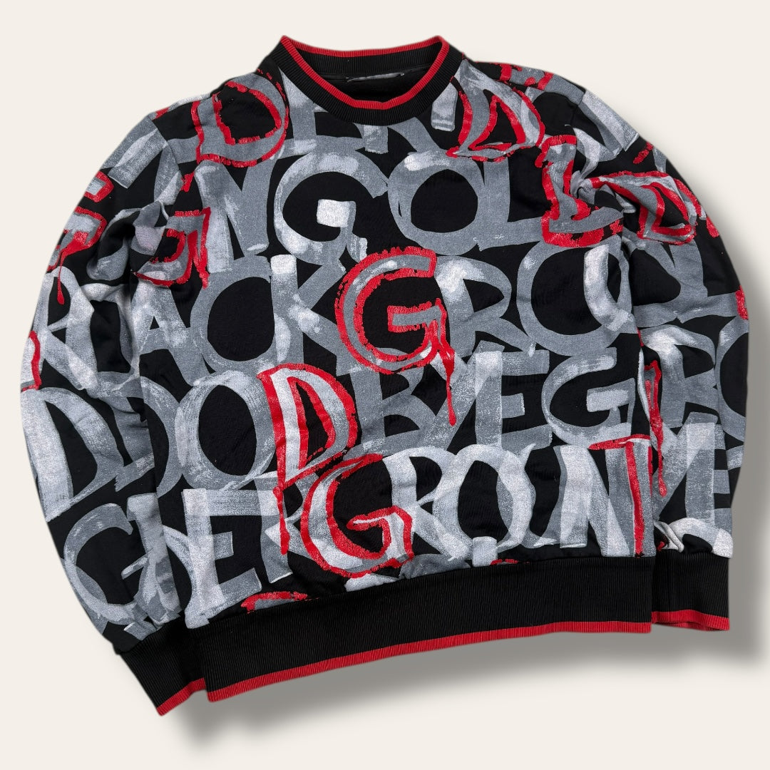 Dolce & Gabbana sweater black/grey - Medium