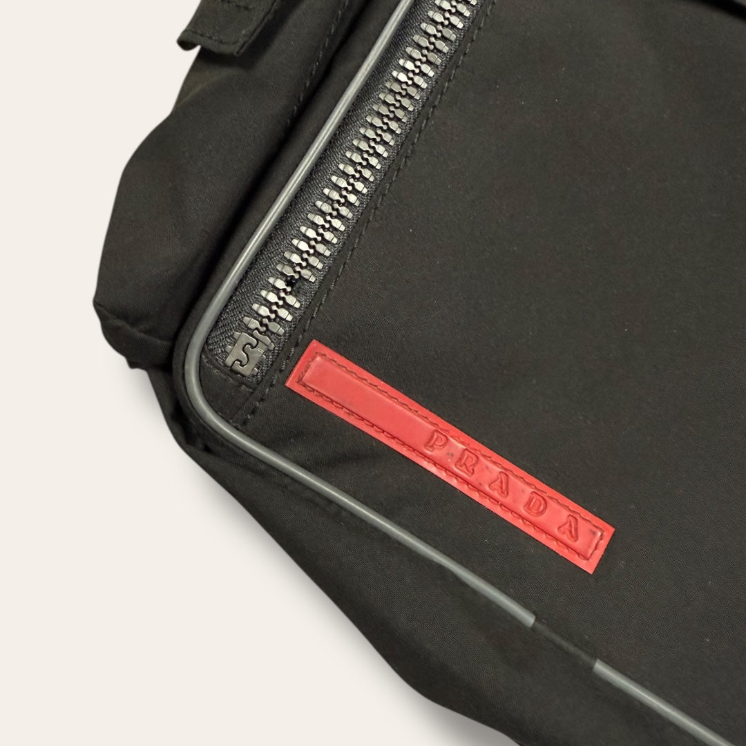 Prada sport shoulder bag black